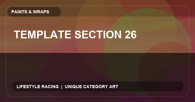 Template Section 26
